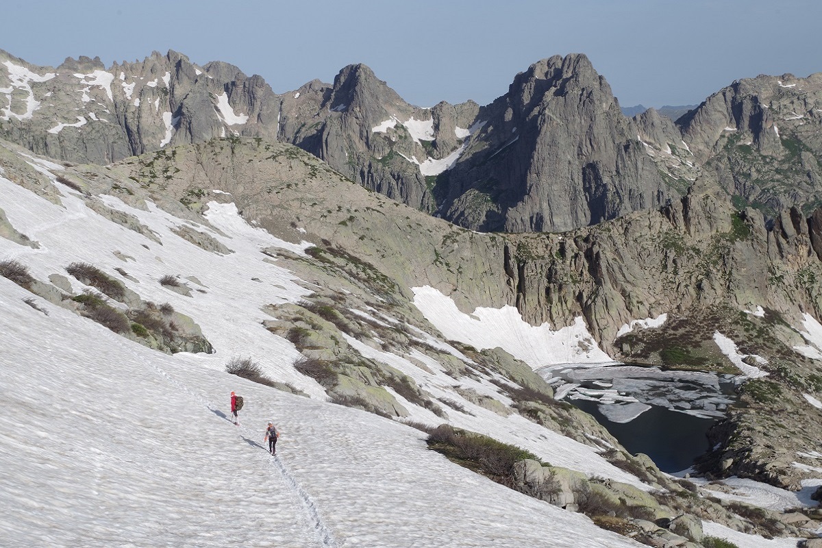 Le GR20 nord en juin