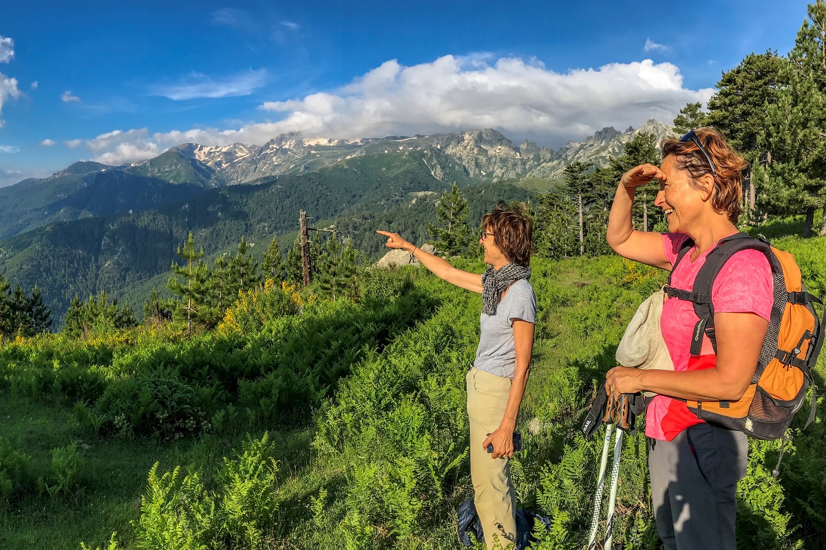 Les montagnes sur le GR20